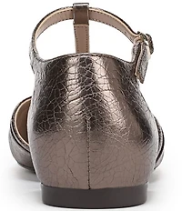 Naturalizer Caresse Leather Mary Jane T-Strap Flats