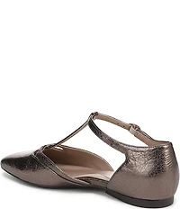 Naturalizer Caresse Leather Mary Jane T-Strap Flats