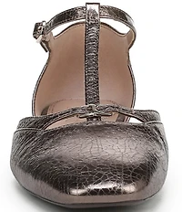 Naturalizer Caresse Leather Mary Jane T-Strap Flats