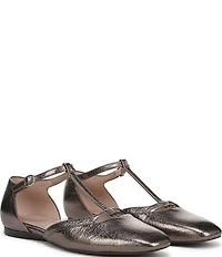 Naturalizer Caresse Leather Mary Jane T-Strap Flats