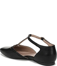 Naturalizer Caresse Leather Mary Jane T-Strap Flats