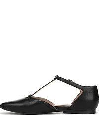 Naturalizer Caresse Leather Mary Jane T-Strap Flats