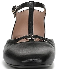 Naturalizer Caresse Leather Mary Jane T-Strap Flats