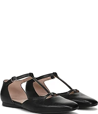 Naturalizer Caresse Leather Mary Jane T-Strap Flats