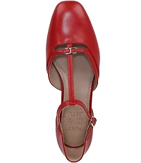 Naturalizer Caresse Leather Mary Jane T-Strap Flats