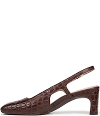 Naturalizer Carmen Embossed Leather Slingback Pumps
