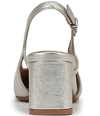 Naturalizer Carmen Leather Slingback Pumps