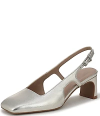 Naturalizer Carmen Leather Slingback Pumps