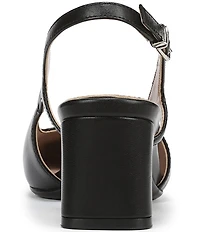 Naturalizer Carmen Leather Slingback Pumps