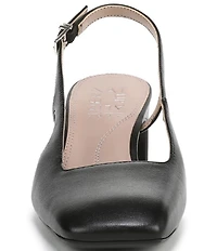 Naturalizer Carmen Leather Slingback Pumps