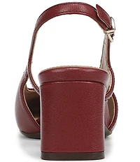 Naturalizer Carmen Leather Slingback Pumps
