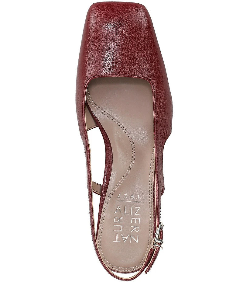 Naturalizer Carmen Leather Slingback Pumps