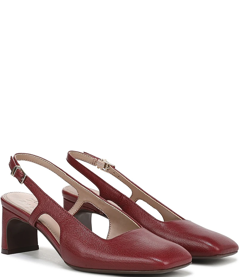 Naturalizer Carmen Leather Slingback Pumps