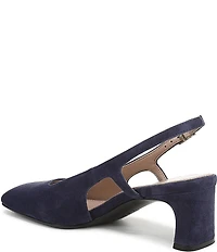 Naturalizer Carmen Suede Slingback Pumps