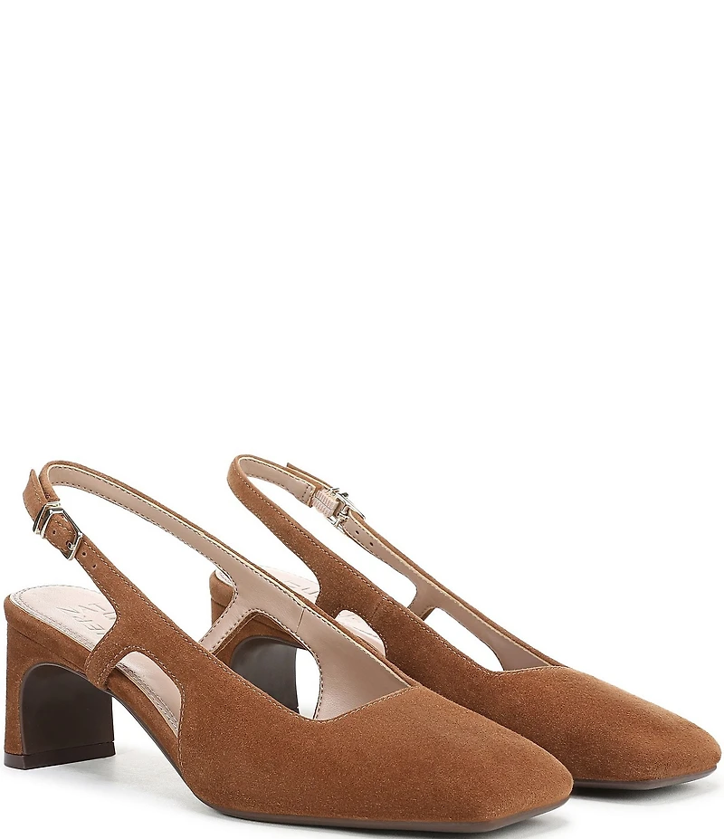 Naturalizer Carmen Suede Slingback Pumps