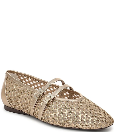 Naturalizer Cayla Mesh Metallic Mary Jane Flats