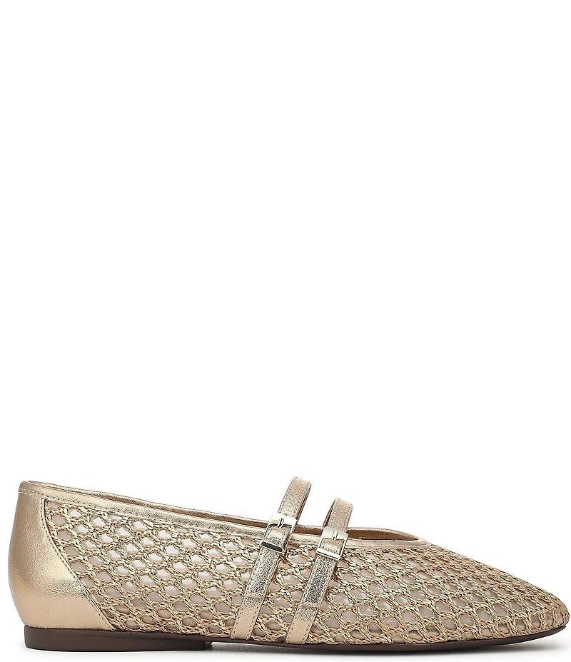 Naturalizer Cayla Mesh Metallic Mary Jane Flats