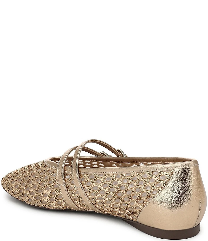 Naturalizer Cayla Mesh Metallic Mary Jane Flats