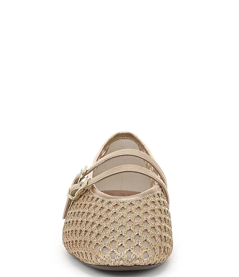 Naturalizer Cayla Mesh Metallic Mary Jane Flats
