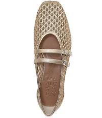 Naturalizer Cayla Mesh Metallic Mary Jane Flats