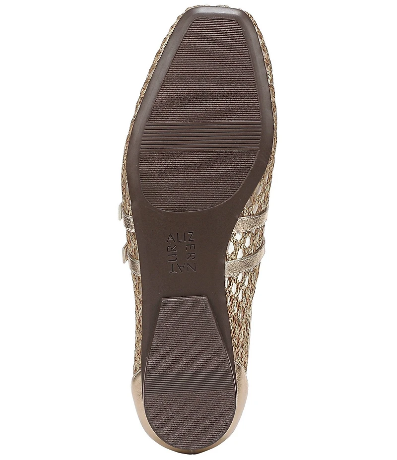 Naturalizer Cayla Mesh Metallic Mary Jane Flats