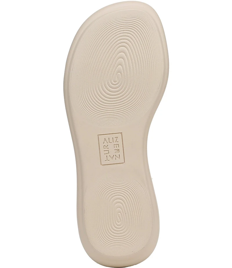 Naturalizer Cersei Croco Embossed Platform Wedge Sandals