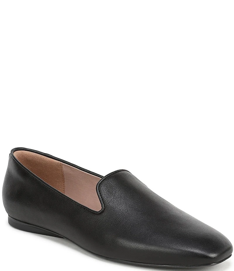 Naturalizer Charm Leather Square Toe Loafers