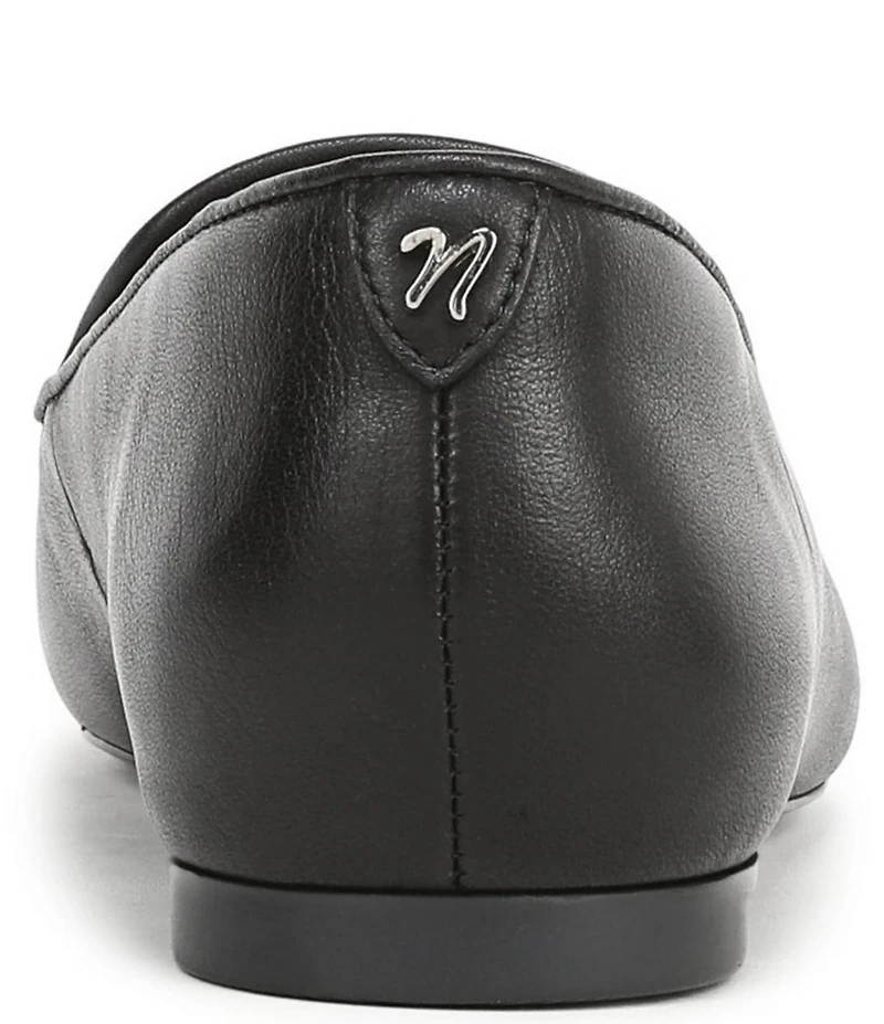 Naturalizer Charm Leather Square Toe Loafers