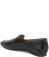 Naturalizer Charm Leather Square Toe Loafers