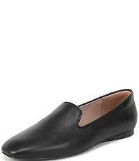 Naturalizer Charm Leather Square Toe Loafers