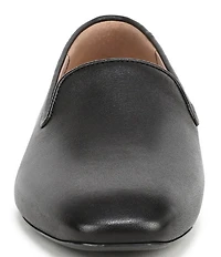 Naturalizer Charm Leather Square Toe Loafers