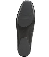 Naturalizer Charm Leather Square Toe Loafers