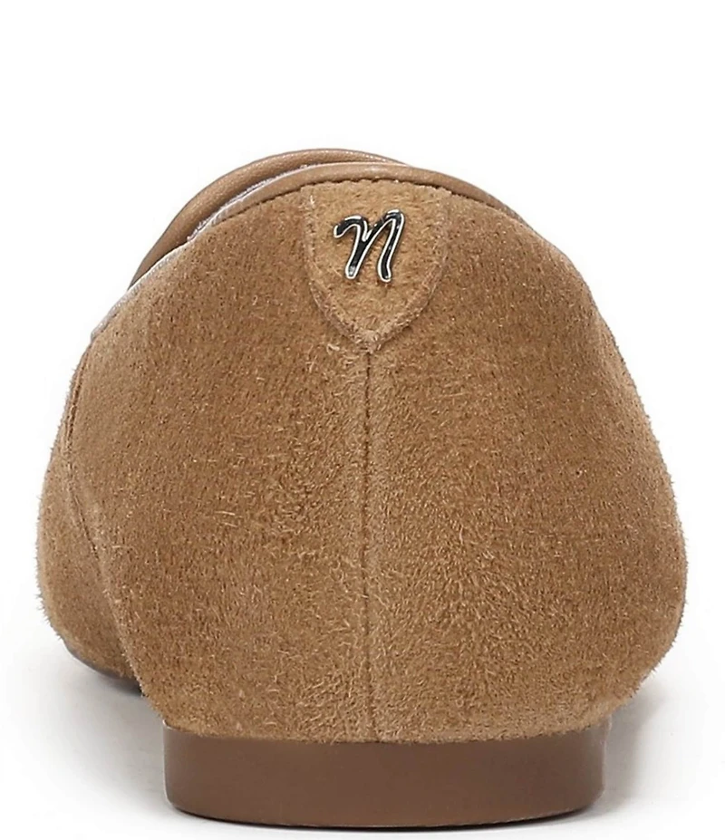 Naturalizer Charm Suede Square Toe Loafers
