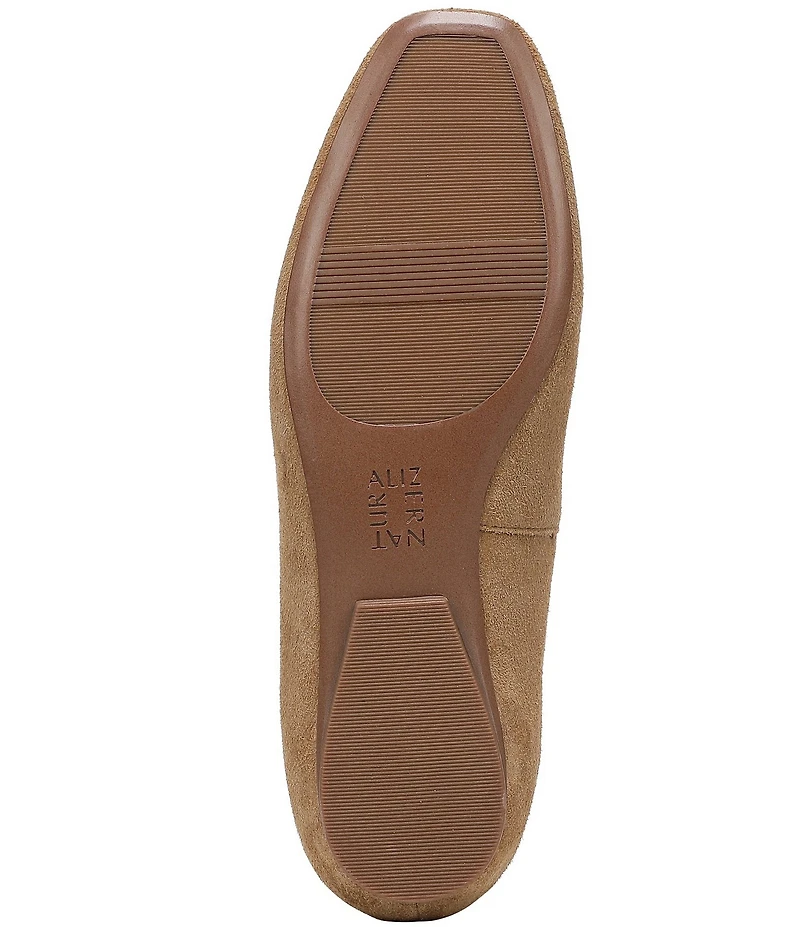 Naturalizer Charm Suede Square Toe Loafers