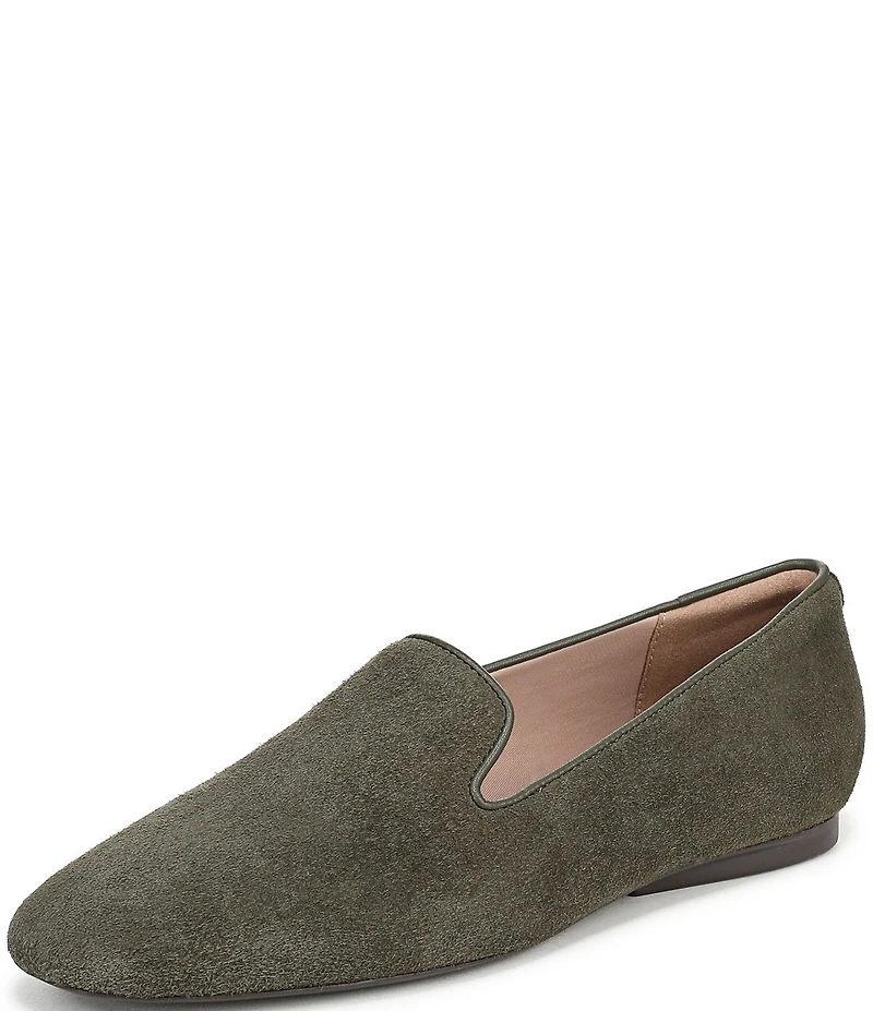 Naturalizer Charm Suede Square Toe Loafers