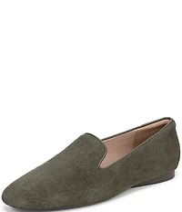 Naturalizer Charm Suede Square Toe Loafers