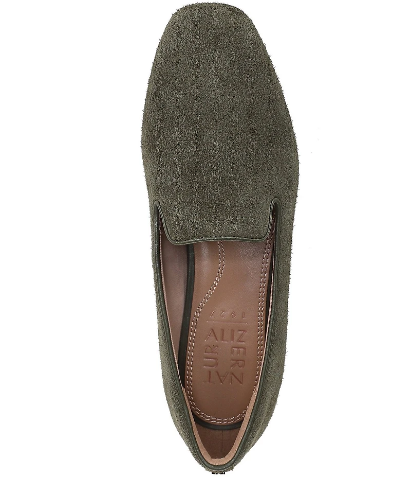 Naturalizer Charm Suede Square Toe Loafers