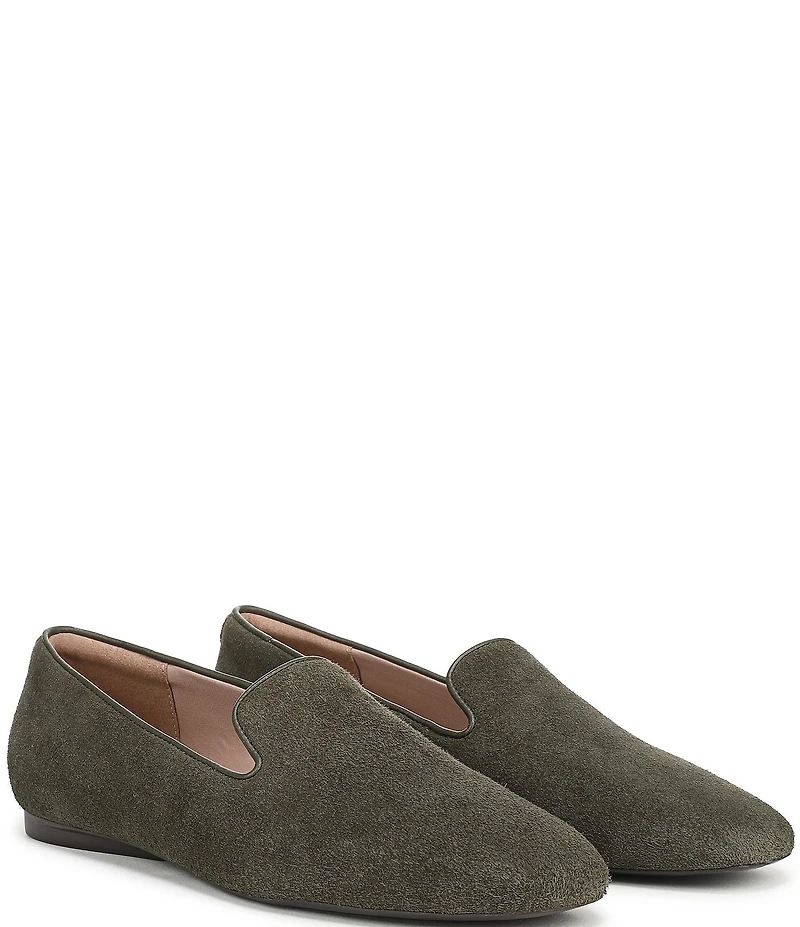 Naturalizer Charm Suede Square Toe Loafers