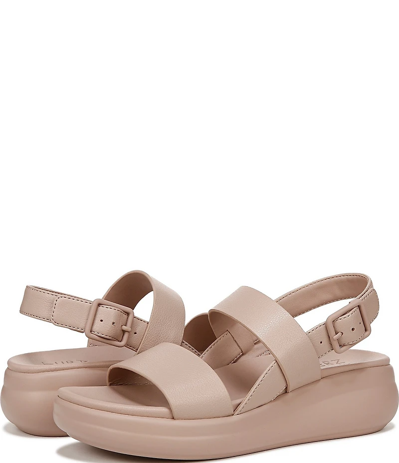 Naturalizer Coast Platform Wedge Slingback Sandals