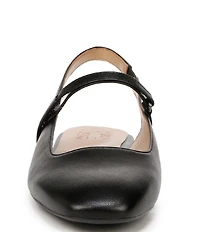 Naturalizer Connie Leather Slingback Mary Jane Square Toe Ballet Flats