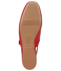 Naturalizer Connie Leather Slingback Mary Jane Square Toe Ballet Flats