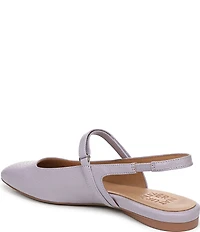 Naturalizer Connie Snake Embossed Slingback Mary Jane Square Toe Ballet Flats