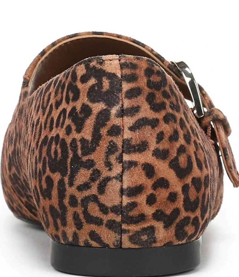 Naturalizer Cosmic Leopard Suede Mary Jane Flats