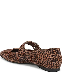 Naturalizer Cosmic Leopard Suede Mary Jane Flats
