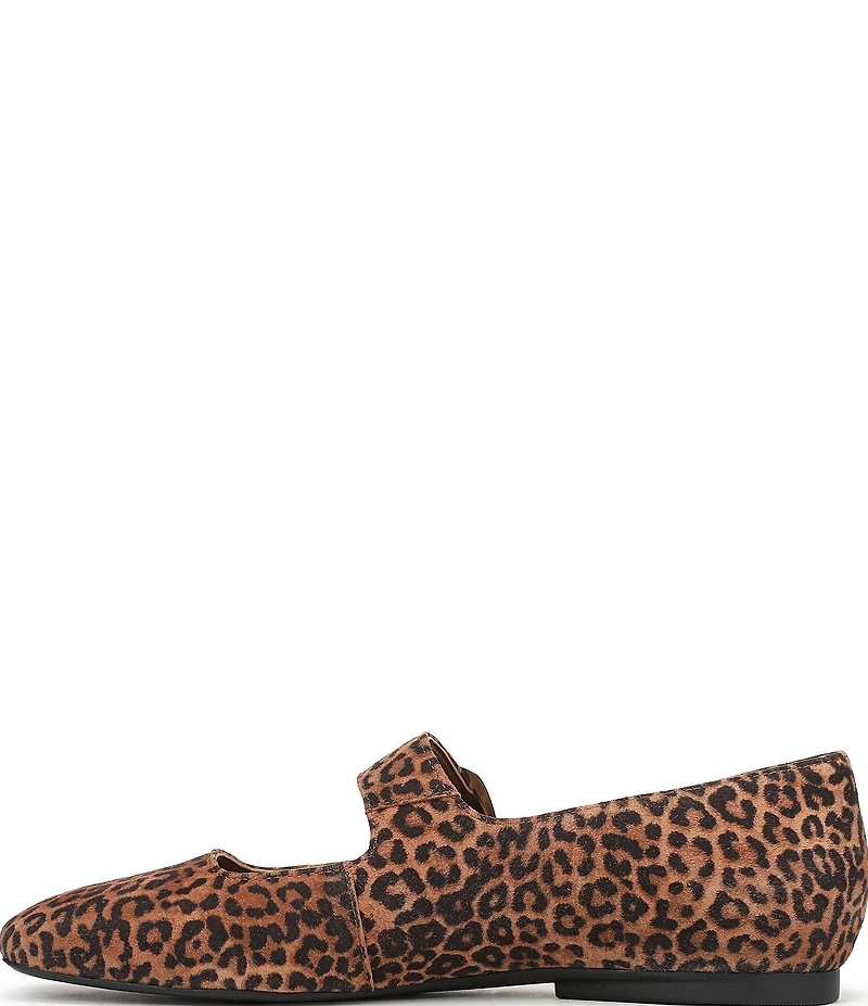 Naturalizer Cosmic Leopard Suede Mary Jane Flats