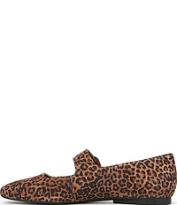 Naturalizer Cosmic Leopard Suede Mary Jane Flats