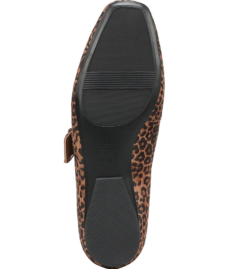 Naturalizer Cosmic Leopard Suede Mary Jane Flats