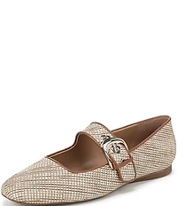 Naturalizer Cosmic Raffia Mary Jane Flats