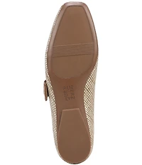 Naturalizer Cosmic Raffia Mary Jane Flats