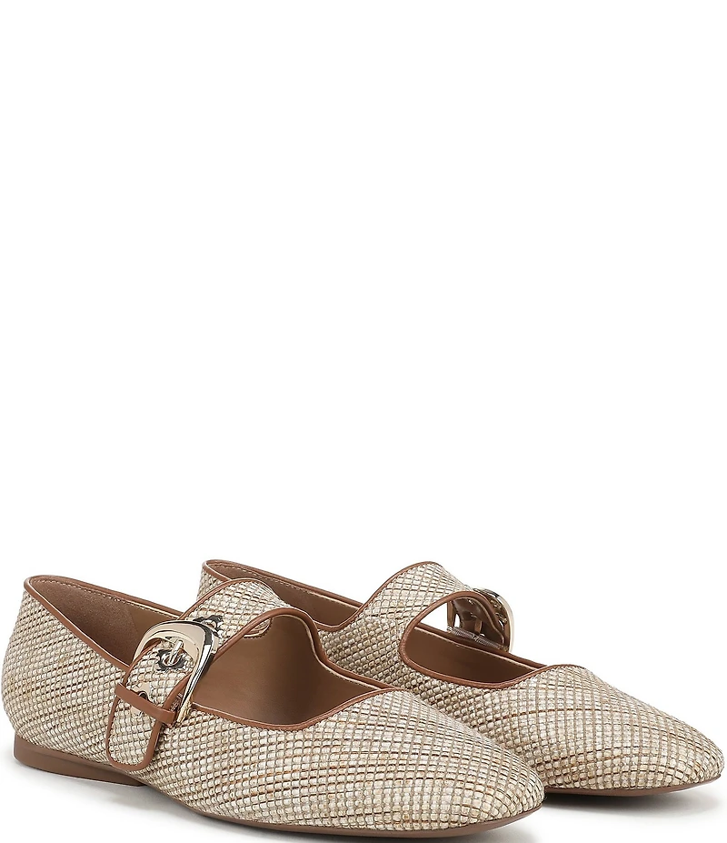 Naturalizer Cosmic Raffia Mary Jane Flats